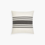 Striped Handmade Pillow - Raven