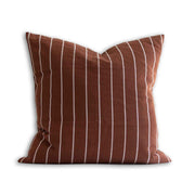 Vertical Striped Pillow in Cinnamon
