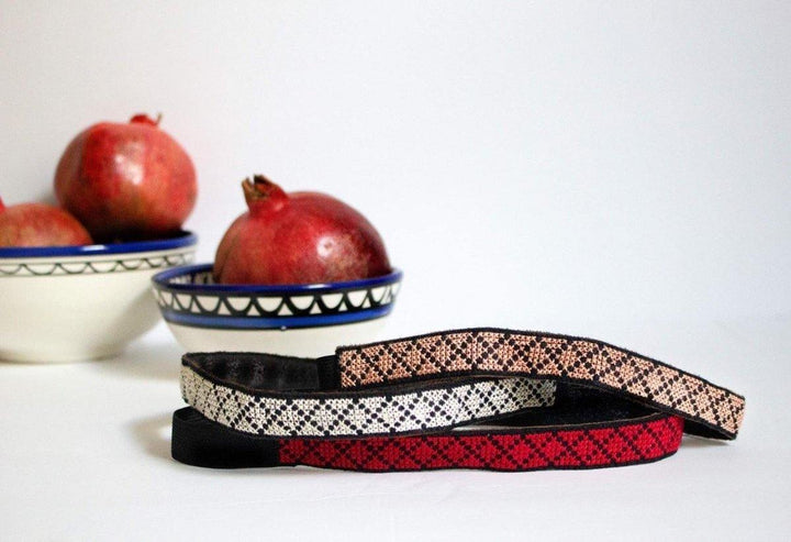 Hand-Embroidered Tatreez Headbands by Darzah