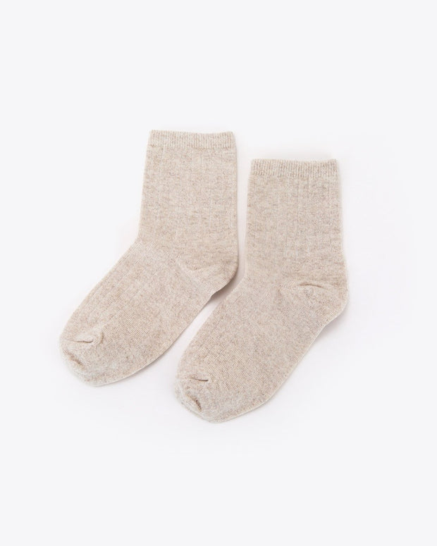 Cotton Mid Sock Tan – DoneGood