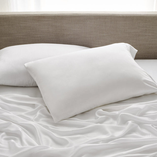 TENCEL™ Lyocell Pillowcase Set -  White