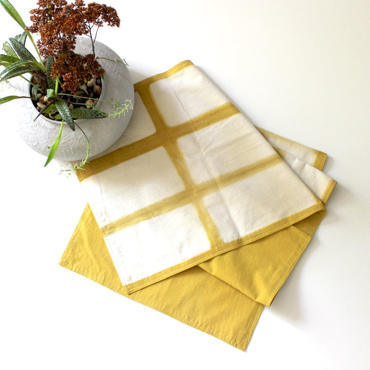 Rectangle Pattern Dyed Shibori Napkins