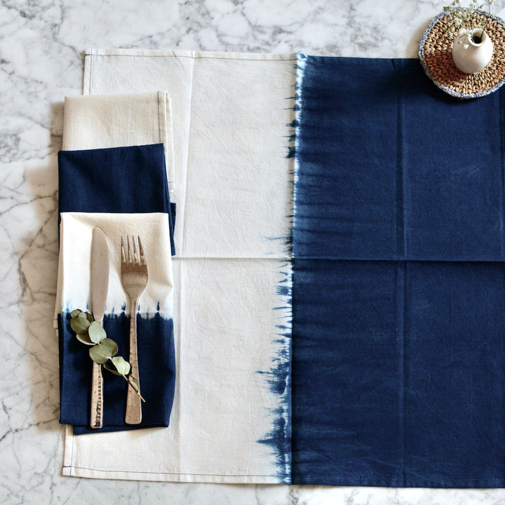 Jeba Ombré Shibori Cotton Napkins