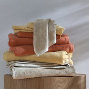 Textured Organic Cotton Towel - Pelican