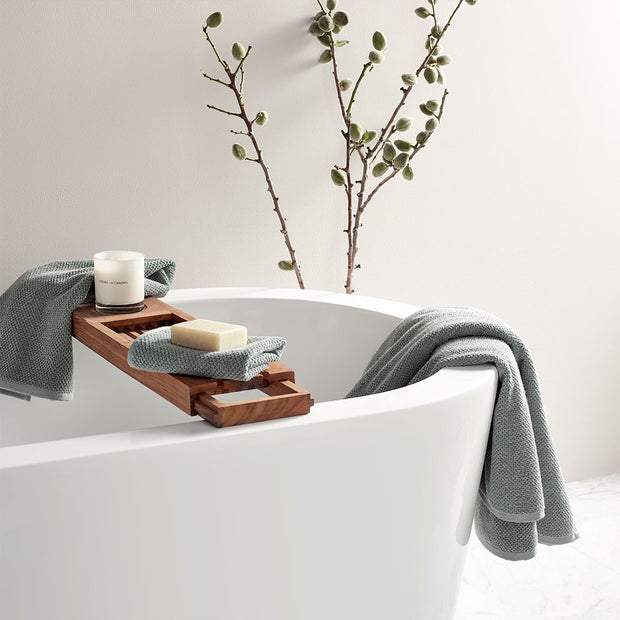 Organic Textured Bath Rug Bundle - Snow