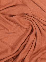 Merino Thermal Sleep Gown Terracotta