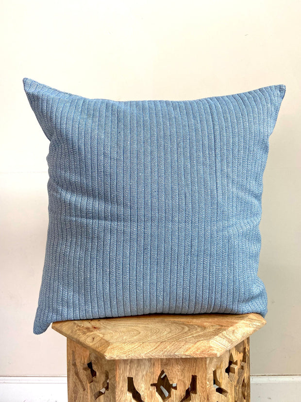Jeans Denim Blue Hammock Swing Chair + 2 Pillows Set | DENIM STRIPED