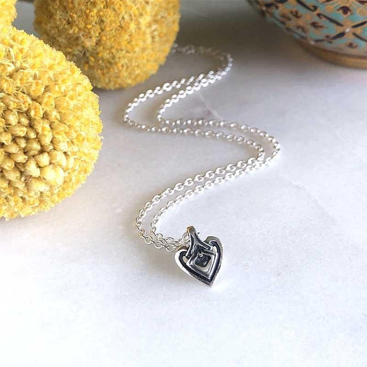 Tiny Heart Charm Necklace