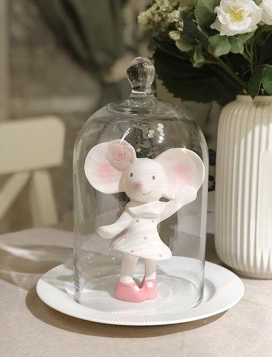 Meiya the Mouse - All Rubber Squeaker Toy