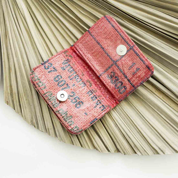 Recycled Feed Bag Cardholder