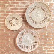 Open Weave Wall Baskets, Medium - Woven Wall Baskets | LIKHÂ