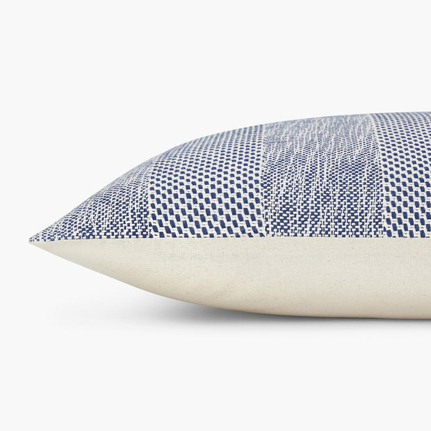 Woven Textured Handmade Pillow - Blue Quartz