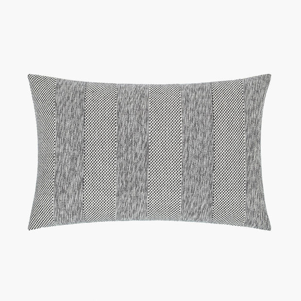 Woven Textured Handmade Pillow - Raven