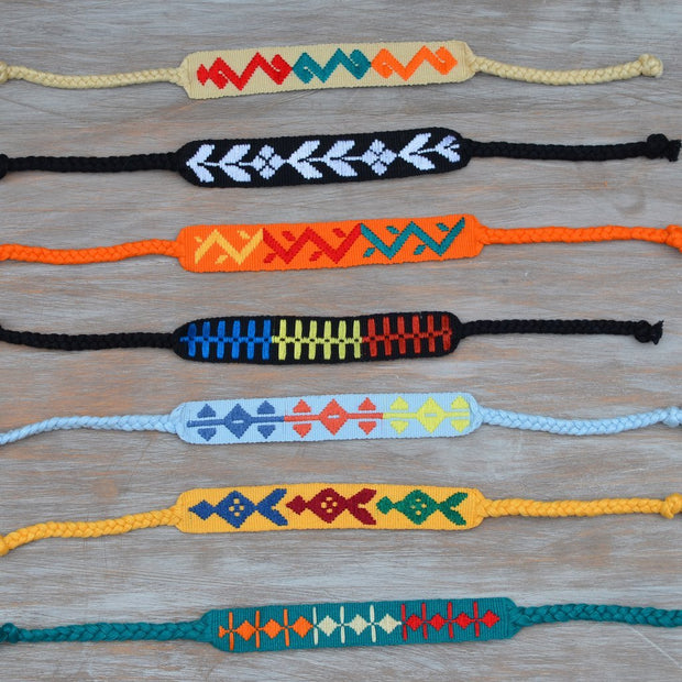 Hand embroidered Wristbands