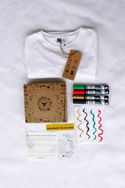 Xmas Fabric Marker Kit + Sustainable Youth Tshirt